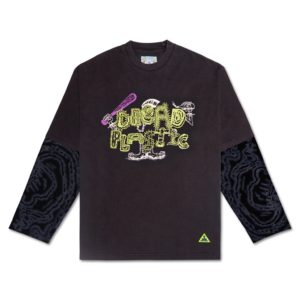 ACAB LONG SLEEVE DOUBLE LAYER - BLACK