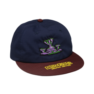 PEEP ME 5PANEL CAP - NAVY MAROON
